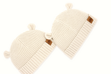 Load image into Gallery viewer, Baby's Teddy-Beanie Satin Lined Beanie 3-8 Months