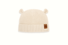 Load image into Gallery viewer, Baby's Teddy-Beanie Satin Lined Beanie 3-8 Months