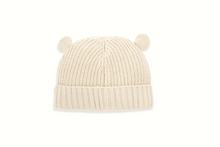 Load image into Gallery viewer, Baby's Teddy-Beanie Satin Lined Beanie 3-8 Months