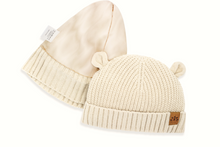 Load image into Gallery viewer, Baby's Teddy-Beanie Satin Lined Beanie 3-8 Months