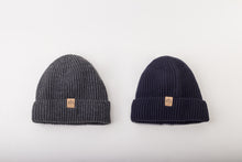 Load image into Gallery viewer, Grey Satin Lined Beanie - Black Sunrise UK Satin Lined Hats,. Satin lined Beanie, Hoodies. For children, adults, babies. For those with curly natural hair, sensitive scalps and fragile curls.