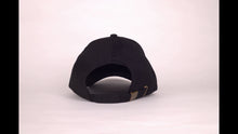 Load image into Gallery viewer, Navy Satin Lined Full Baseball Cap - Black Sunrise UK Satin Lined Hats,. Satin lined Beanie, Hoodies. For children, adults, babies. For those with curly natural hair, sensitive scalps and fragile curls.