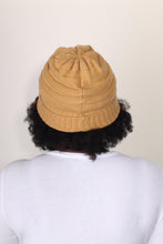 Load image into Gallery viewer, Sand Satin Lined Slouch Beanie - Black Sunrise UK Satin Lined Hats,. Satin lined Beanie, Hoodies. For children, adults, babies. For those with curly natural hair, sensitive scalps and fragile curls.
