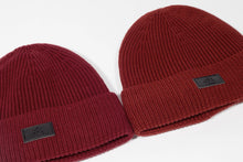 Load image into Gallery viewer, Absolute Burnt Orange Satin Lined Beanie - Black Sunrise UK Satin Lined Hats,. Satin lined Beanie, Hoodies. For children, adults, babies. For those with curly natural hair, sensitive scalps and fragile curls.