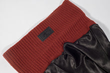 Load image into Gallery viewer, Absolute Burnt Orange Satin Lined Beanie - Black Sunrise UK Satin Lined Hats,. Satin lined Beanie, Hoodies. For children, adults, babies. For those with curly natural hair, sensitive scalps and fragile curls.