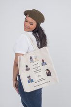 Load image into Gallery viewer, Black Sunrise Tote XL Bag - Black Sunrise UK Satin Lined Hats,. Satin lined Beanie, Hoodies. For children, adults, babies. For those with curly natural hair, sensitive scalps and fragile curls.