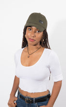 Load image into Gallery viewer, Khaki Satin Lined Full Baseball Cap - Black Sunrise UK Satin Lined Hats,. Satin lined Beanie, Hoodies. For children, adults, babies. For those with curly natural hair, sensitive scalps and fragile curls.