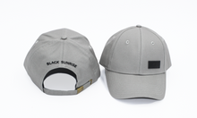 Load image into Gallery viewer, Mummy and Me Grey Half-Full Caps - Black Sunrise UK Satin Lined Hats,. Satin lined Beanie, Hoodies. For children, adults, babies. For those with curly natural hair, sensitive scalps and fragile curls.