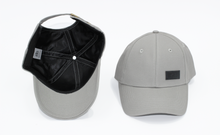 Load image into Gallery viewer, Mummy and Me Grey Half-Full Caps - Black Sunrise UK Satin Lined Hats,. Satin lined Beanie, Hoodies. For children, adults, babies. For those with curly natural hair, sensitive scalps and fragile curls.