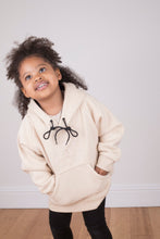 Load image into Gallery viewer, Children's Satin Lined Hoodie in Black - Black Sunrise UK Satin Lined Hats,. Satin lined Beanie, Hoodies. For children, adults, babies. For those with curly natural hair, sensitive scalps and fragile curls.