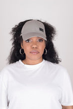 Load image into Gallery viewer, Mummy and Me Grey Half-Full Caps - Black Sunrise UK Satin Lined Hats,. Satin lined Beanie, Hoodies. For children, adults, babies. For those with curly natural hair, sensitive scalps and fragile curls.