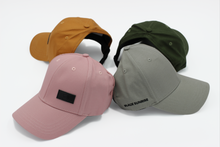 Load image into Gallery viewer, Khaki Green Satin Lined Half-Full Baseball Cap - Black Sunrise UK Satin Lined Hats,. Satin lined Beanie, Hoodies. For children, adults, babies. For those with curly natural hair, sensitive scalps and fragile curls.
