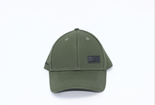 Load image into Gallery viewer, Khaki Green Satin Lined Half-Full Baseball Cap - Black Sunrise UK Satin Lined Hats,. Satin lined Beanie, Hoodies. For children, adults, babies. For those with curly natural hair, sensitive scalps and fragile curls.