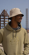 Load image into Gallery viewer, Satin Lined Hoodie in Olive Green - Black Sunrise UK Satin Lined Hats,. Satin lined Beanie, Hoodies. For children, adults, babies. For those with curly natural hair, sensitive scalps and fragile curls.