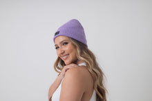 Load image into Gallery viewer, Absolute Lilac Dream Satin Lined Beanie
