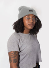 Load image into Gallery viewer, Light Grey XL Stretch Beanie

