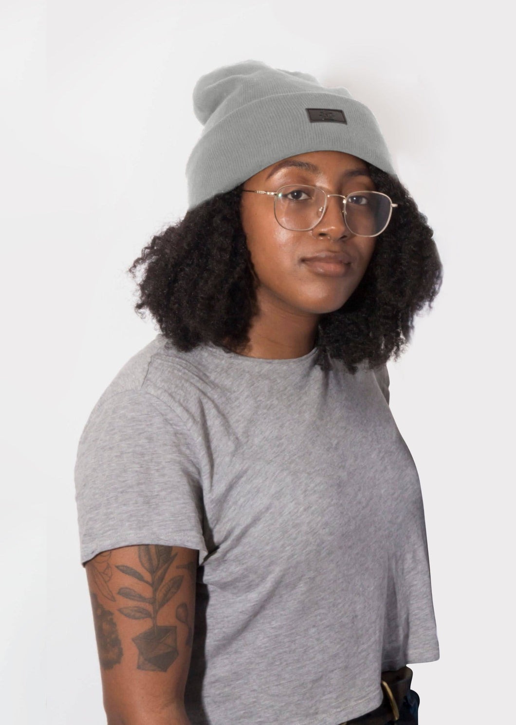 Light Grey XL Stretch Beanie