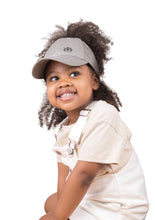 Load image into Gallery viewer, Children&#39;s Dove Grey Satin Lined  Half Cap
