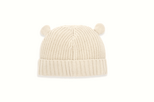 Load image into Gallery viewer, Baby&#39;s Teddy-Beanie Satin Lined Beanie 3-8 Months
