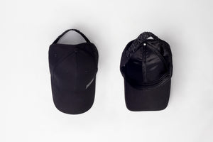 Midnight Black Satin Lined Half-Full Baseball Cap - Black Sunrise UK Satin Lined Hats,. Satin lined Beanie, Hoodies. For children, adults, babies. For those with curly natural hair, sensitive scalps and fragile curls.
