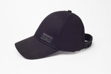 Load image into Gallery viewer, Midnight Black Satin Lined Half-Full Baseball Cap - Black Sunrise UK Satin Lined Hats,. Satin lined Beanie, Hoodies. For children, adults, babies. For those with curly natural hair, sensitive scalps and fragile curls.
