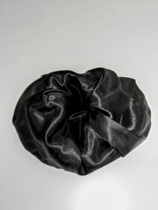 Midnight Dome Beanie - XL Sized - Black Sunrise UK Satin Lined Hats,. Satin lined Beanie, Hoodies. For children, adults, babies. For those with curly natural hair, sensitive scalps and fragile curls.