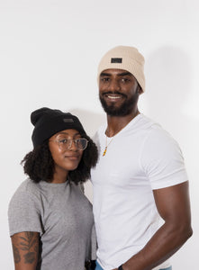 Absolute Oatmeal Cream Satin Lined Beanie - Black Sunrise UK Satin Lined Hats,. Satin lined Beanie, Hoodies. For children, adults, babies. For those with curly natural hair, sensitive scalps and fragile curls.