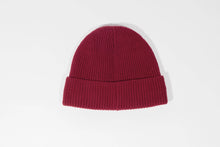 Load image into Gallery viewer, Absolute Red Wine Satin Lined Beanie - Black Sunrise UK Satin Lined Hats,. Satin lined Beanie, Hoodies. For children, adults, babies. For those with curly natural hair, sensitive scalps and fragile curls.

