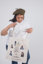 Load image into Gallery viewer, Black Sunrise Tote XL Bag - Black Sunrise UK Satin Lined Hats,. Satin lined Beanie, Hoodies. For children, adults, babies. For those with curly natural hair, sensitive scalps and fragile curls.
