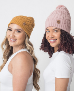 Golden Ochre Satin Lined Bobble Hat - Black Sunrise UK Satin Lined Hats,. Satin lined Beanie, Hoodies. For children, adults, babies. For those with curly natural hair, sensitive scalps and fragile curls.
