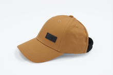 Load image into Gallery viewer, Rusty Mustard Satin Lined Half-Full Baseball Cap - Black Sunrise UK Satin Lined Hats,. Satin lined Beanie, Hoodies. For children, adults, babies. For those with curly natural hair, sensitive scalps and fragile curls.
