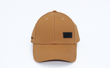 Load image into Gallery viewer, Rusty Mustard Satin Lined Half-Full Baseball Cap - Black Sunrise UK Satin Lined Hats,. Satin lined Beanie, Hoodies. For children, adults, babies. For those with curly natural hair, sensitive scalps and fragile curls.
