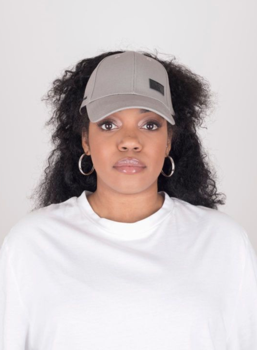 Dove Grey Half Full Baseball Cap Satin Lined Hat for Curls Black Sunrise UK Satin Lined Hats