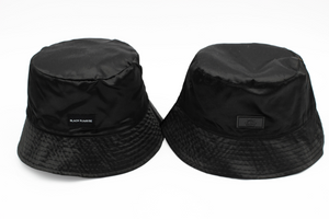Reversible Black Satin Lined Bucket Hat - Black Sunrise UK Satin Lined Hats,. Satin lined Beanie, Hoodies. For children, adults, babies. For those with curly natural hair, sensitive scalps and fragile curls.